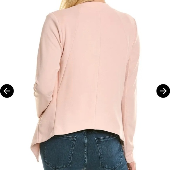 BCBGeneration Pale Pink Tuxedo Blazer Jacket - Size Medium - Picture 2 of 6